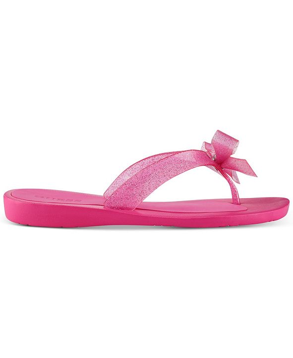 GUESS Tutu Bow Flip Flops & Reviews - Sandals - Shoes - Macy's