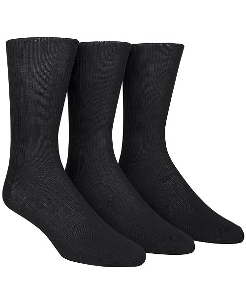 Calvin Klein Dress Men's Socks, Non Binding 3 Pack & Reviews - Socks ...