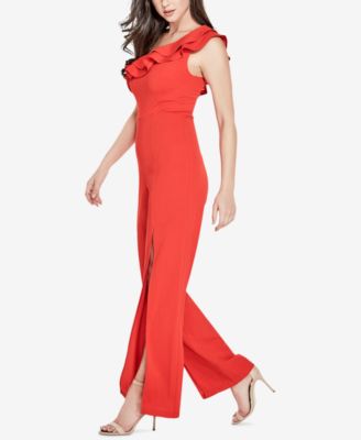guess red jumpsuit