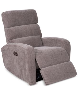 Stellarae Fabric Power Recliner with USB, Created for Macy's