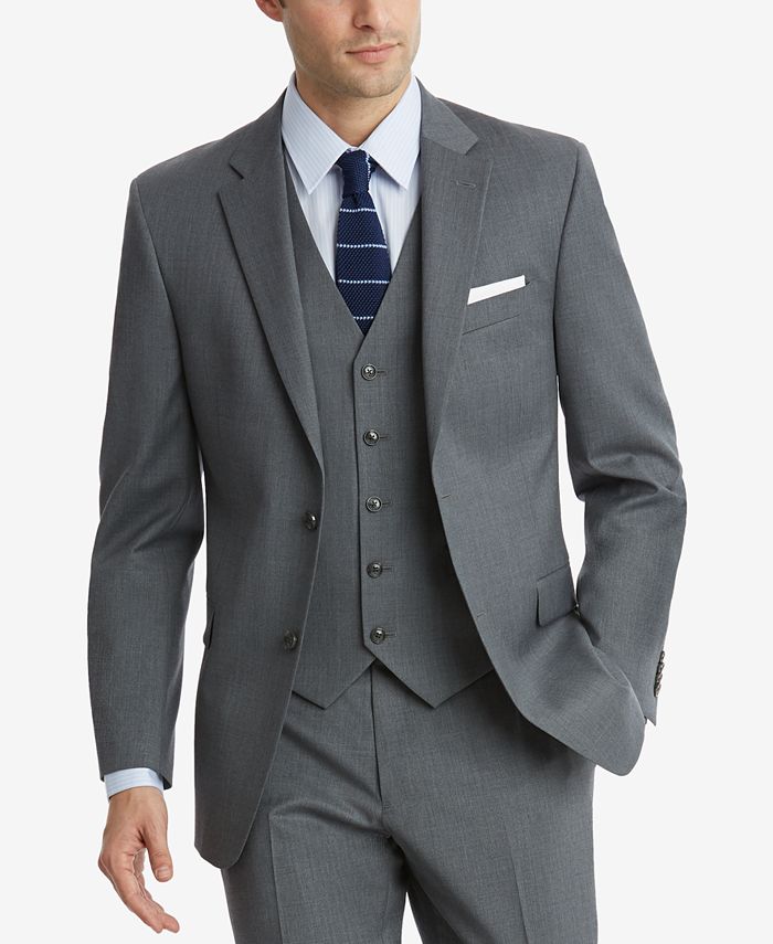 Tommy Hilfiger Men's TH Flex Modern Fit Suit Separates, Blue, 36 Short :  : Clothing, Shoes & Accessories