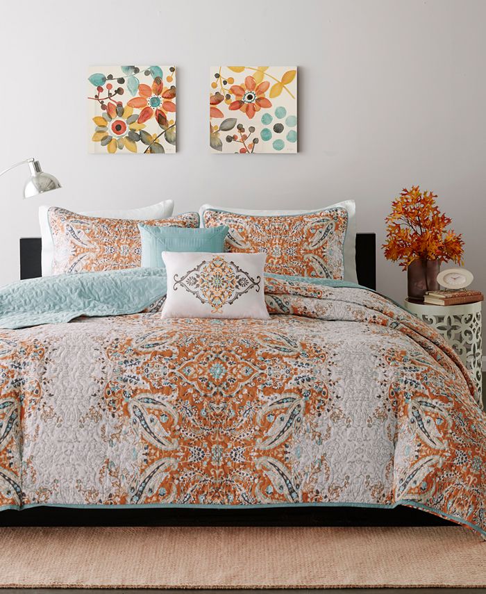 Intelligent Design 4Pc. Twin/Twin XL Coverlet Set Macy's
