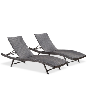 NOBLE HOUSE VERANDA OUTDOOR CHAISE LOUNGE (SET OF 2)