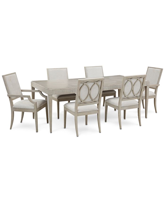 Furniture Rachael Ray Cinema Expandable Dining Furniture 7 Pc
