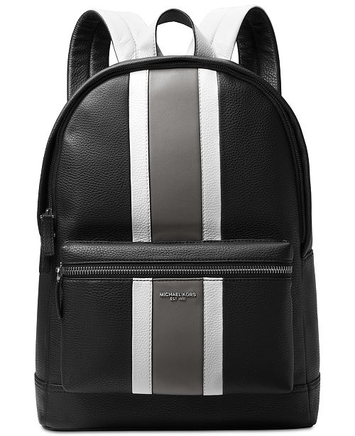 Michael Kors Men's Colorblocked Leather Backpack & Reviews All