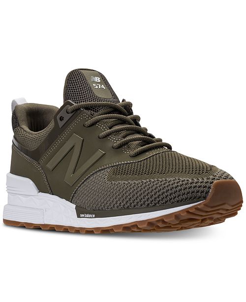 New Balance Men S 574 Sport Knit Casual Sneakers From Finish Line