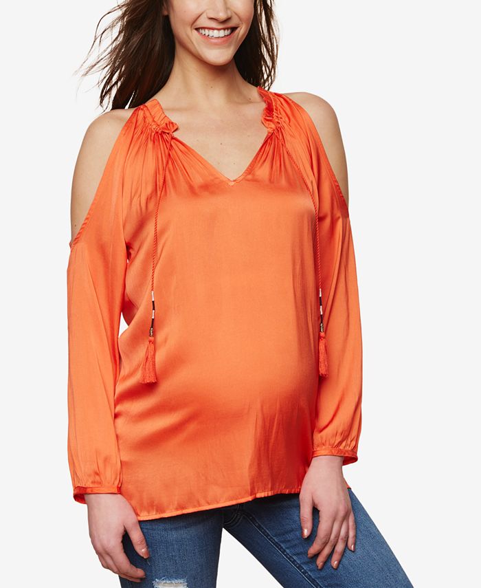 Collective Concepts Maternity ColdShoulder Blouse Macy's