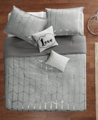 Raina Metallic 5-Pc. Comforter Sets
