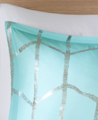 Raina Metallic 4-Pc. Comforter Set, Twin/Twin XL
