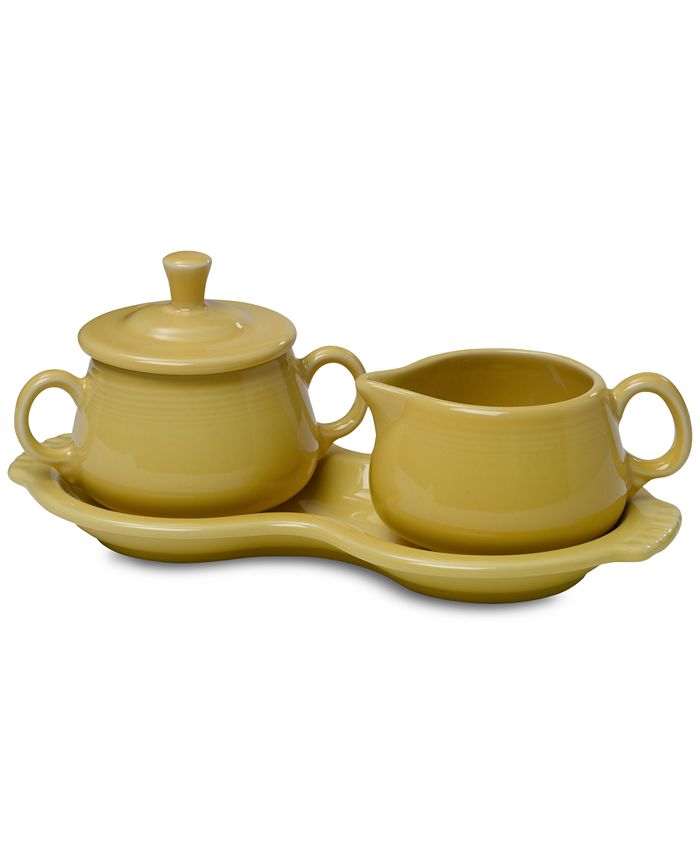Fiesta Sunflower Sugar and Creamer Set Macy's
