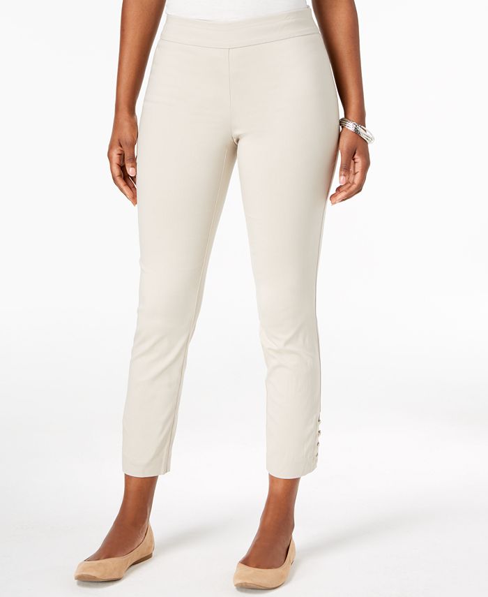 JM Collection LaceUp Ankle Pants, Created for Macy's Macy's