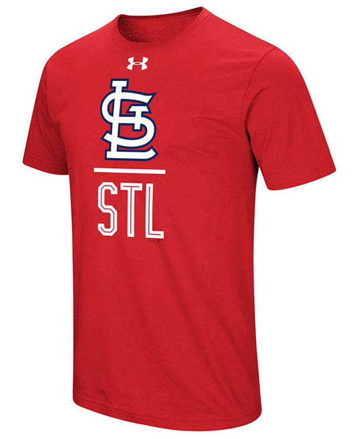 Under Armour Men's St. Louis Cardinals Performance Slash T-Shirt - Macy's