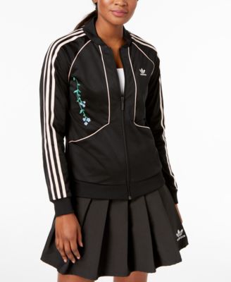 adidas leather track jacket