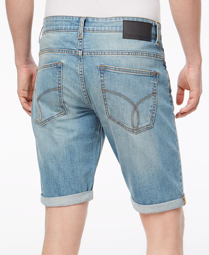 Calvin Klein Jeans Men's Sun & Ocean Five-Pocket Denim Shorts - Macy's