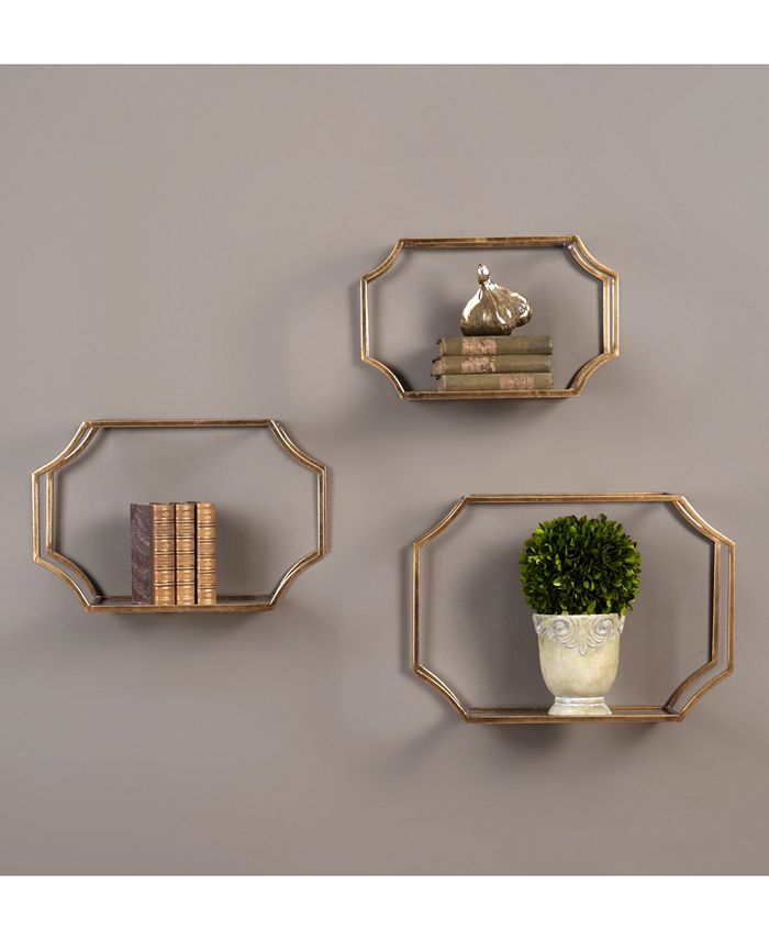 Uttermost - Lindee Wall Shelves, Set of 3