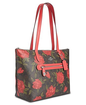 COACH Camo Rose Signature Taylor Tote Macy s