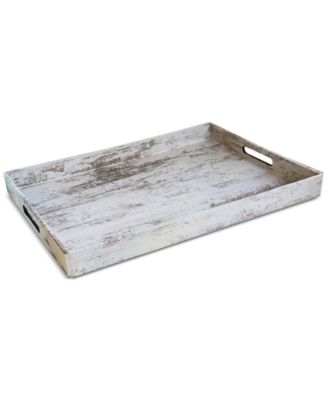Jay Imports - Birch-Finished Rectangular Tray