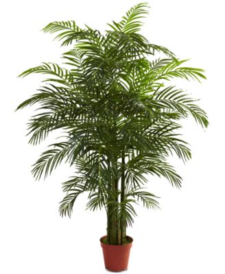 Nearly Natural - 6.5' Areca Palm UV-Resistant Indoor/Outdoor Tree