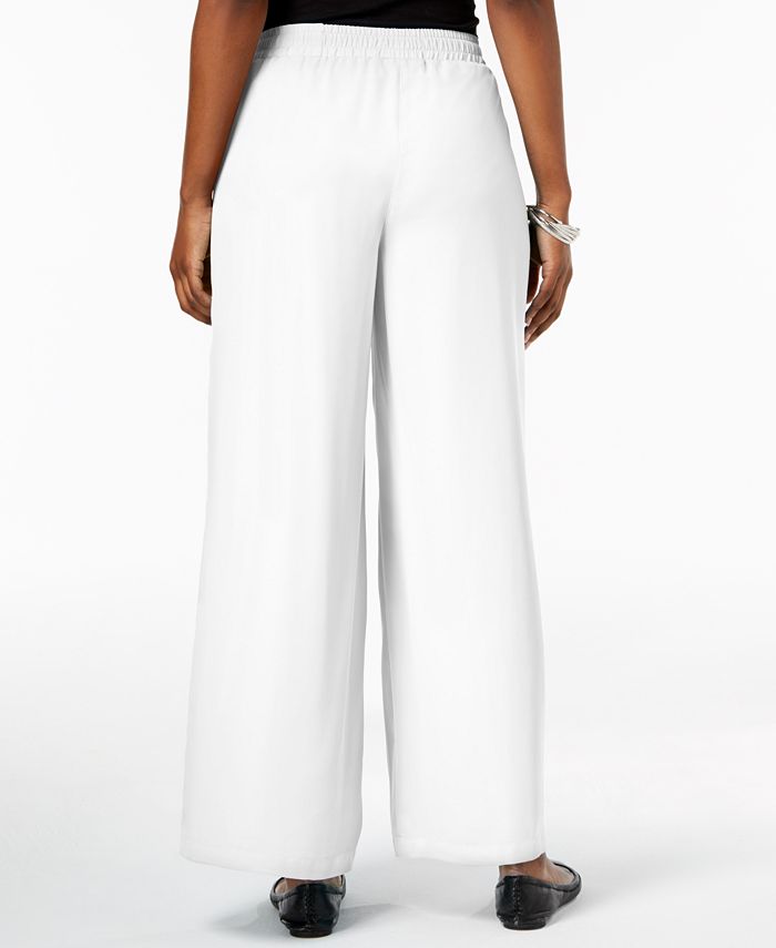 JM Collection Wide-Leg Drawstring Pants, Created for Macy's - Macy's