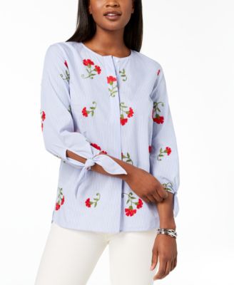 macy's tommy hilfiger blouses