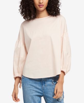 DKNY - Balloon Tie-Sleeve Top
