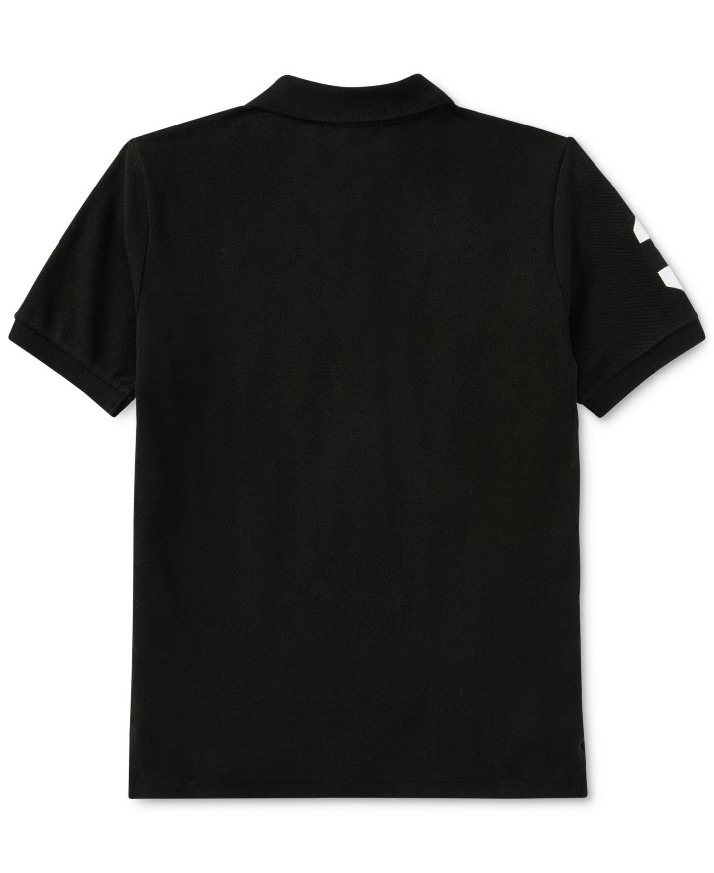 Поло Polo Ralph Lauren Big Pony Cotton Mesh Short-Sleeve Polo Shirt для мальчиков, цвет: Чёрный / Белый — фото 5