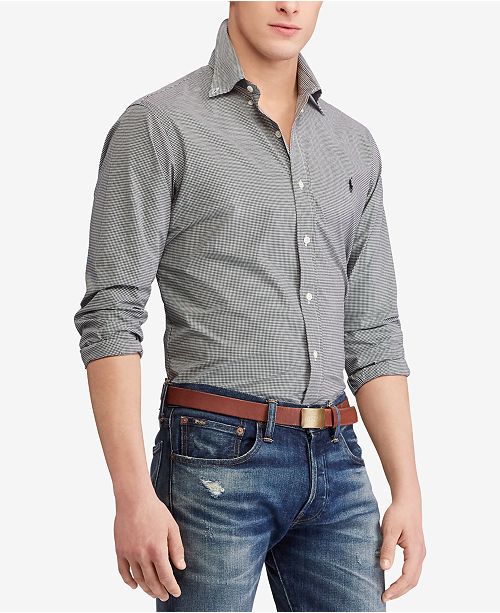Polo Ralph Lauren Men S Classic Fit Stretch Poplin Shirt Reviews