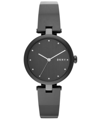 DKNY - Women's Eastside Black Stainless Steel Bangle Bracelet Watch 34mm
