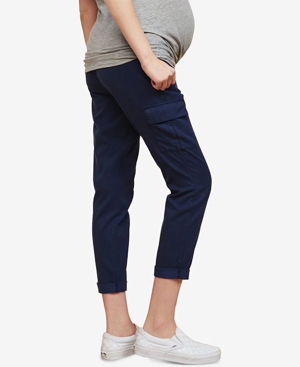 maternity cargo trousers