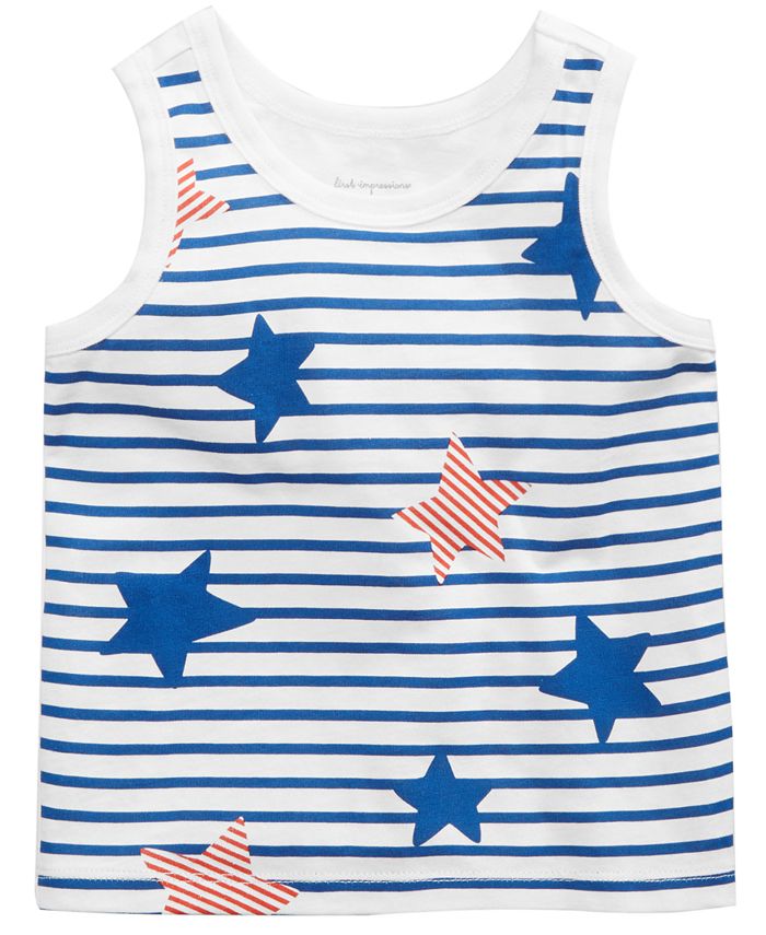 First Impressions Striped Cotton Tank Top, Baby Boys, Created for Macy's Macy's
