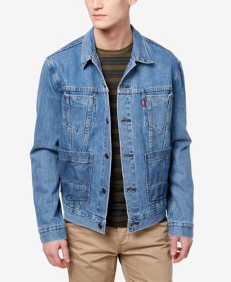 Levi's Men's Altered™ Workwear Denim Trucker Jacket & Reviews - Coats &  Jackets - Men - Macy's