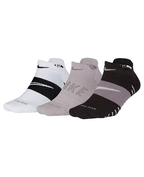 Nike 3-Pk. Dry Cushioned Low-Rise Training Socks & Reviews - Women's ...