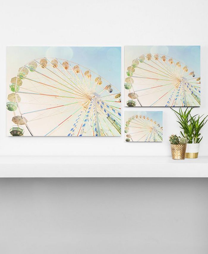 Deny Designs - Happee Monkee Ferris Wheel 16" x 20" Canvas Wall Art