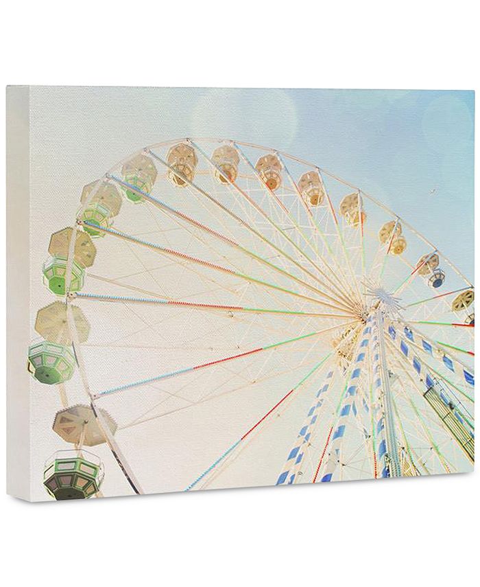 Deny Designs - Happee Monkee Ferris Wheel 16" x 20" Canvas Wall Art