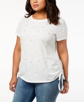 Macy's inc plus size tops on sale