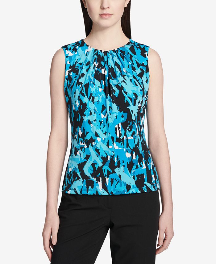 Calvin klein pleated shell on sale