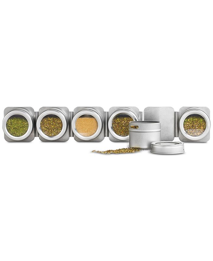 Martha Stewart Collection Magnetic Tin Spice Rack Created for