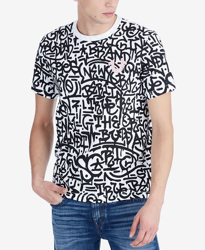 True Religion Men's Graffiti T-Shirt - Macy's