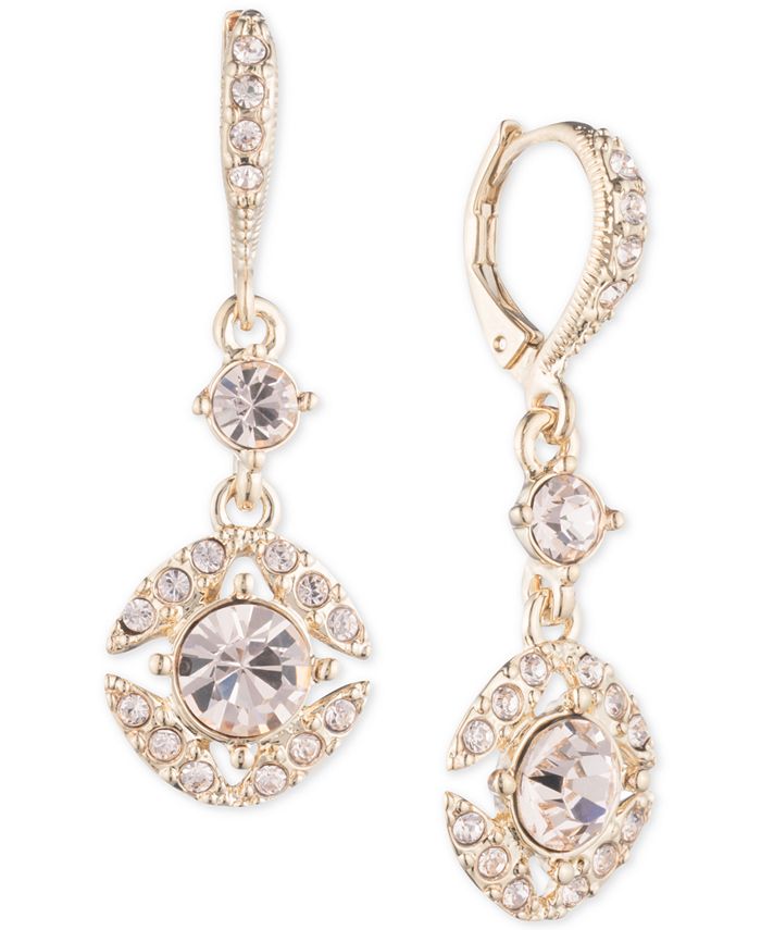 Givenchy Crystal Drop Earrings & Reviews - Earrings - Jewelry & Watches -  Macy's