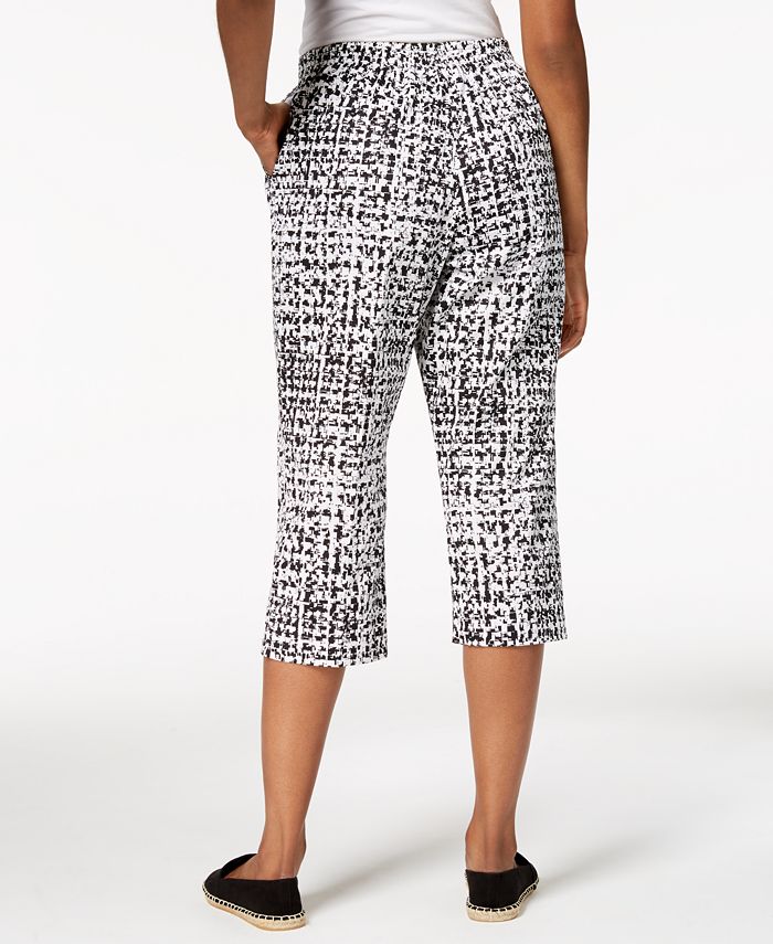 Alfred Dunner Women's Petite Bella Vista Capri Grey 18P