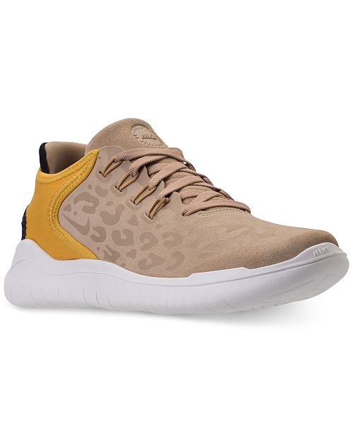 Nike Women S Free Rn 2018 Wild Suede Running Sneakers From Finish