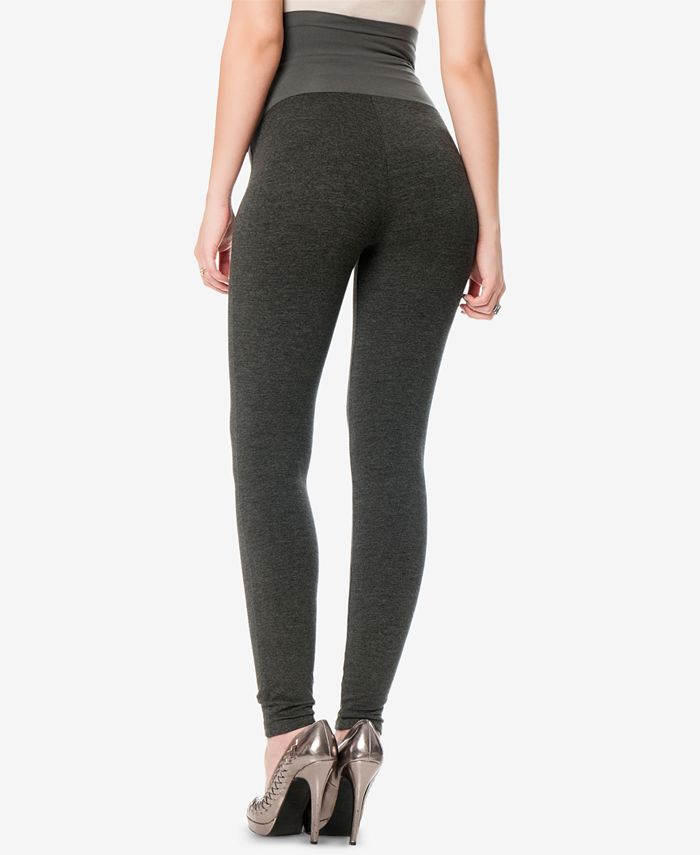Maternity Winter Leggings (French Terry Lined) - Black