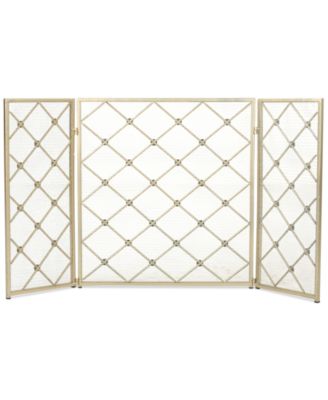 Noble House - Three Panel 30'' Fireplace Screen, Quick Ship