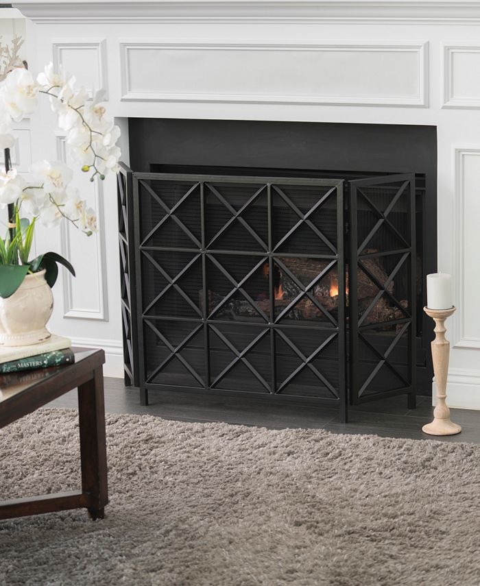 Noble House Three Panel Fireplace Screen Macy's