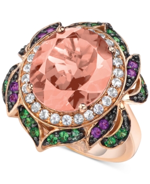 image of Le Vian Crazy Collection Multi-Gemstone Statement Ring (6-1/4 ct. t.w.) in 14k Rose Gold