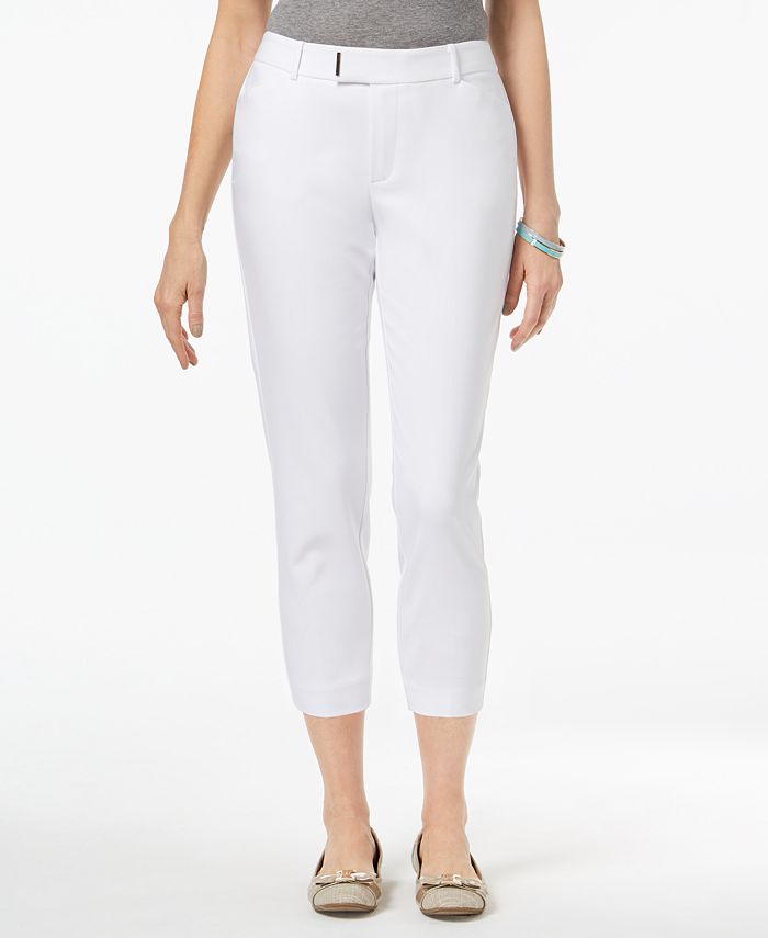 Charter Club Embellished Cropped Pants, Created for Macy's - Macy's