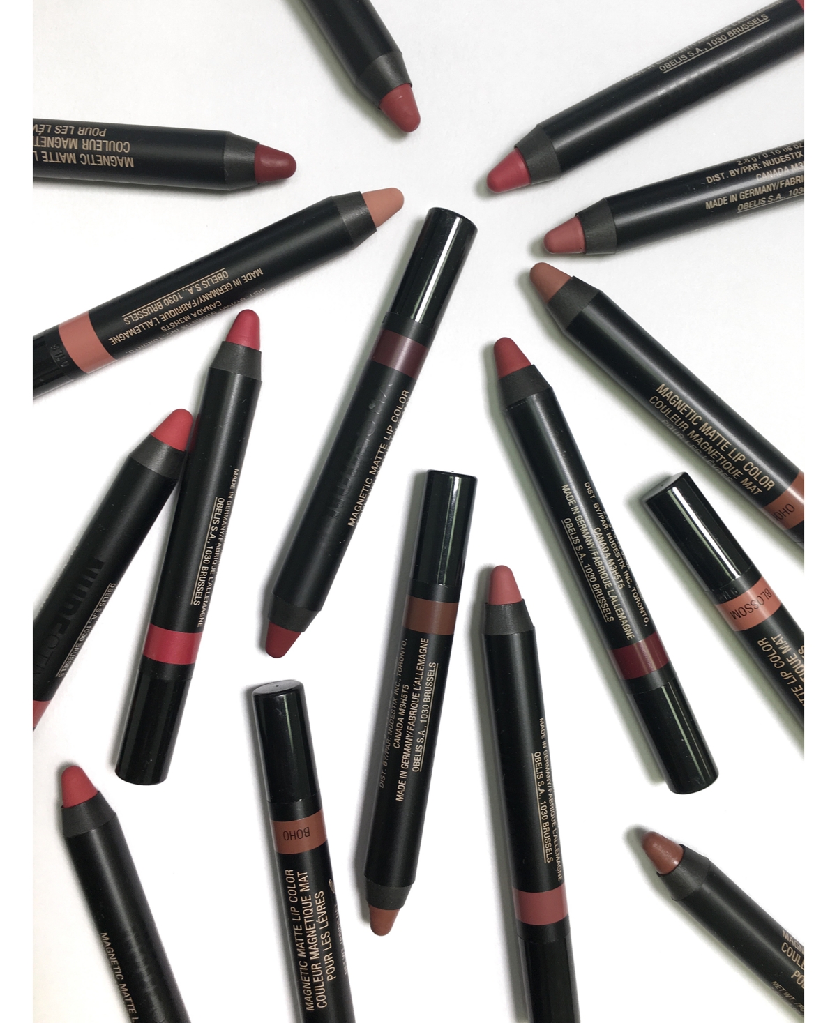 Nudestix Magnetic Matte Lip Color In Burgundy (matte Corduroy Circa 60's)