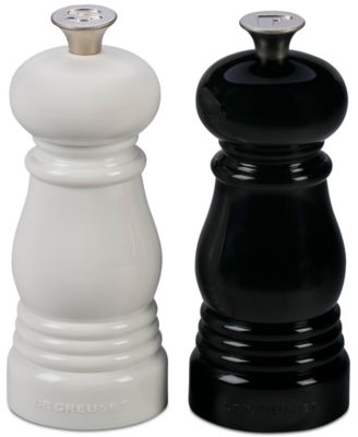 Petite Salt and Pepper Mill Set with Adjustable Grind 