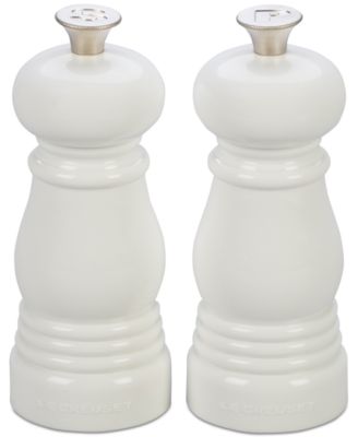Petite Salt and Pepper Mill Set with Adjustable Grind
