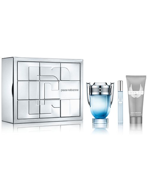 Paco Rabanne Men S 3 Pc Invictus Aqua Gift Set A 124 Value Reviews All Perfume Beauty Macy S